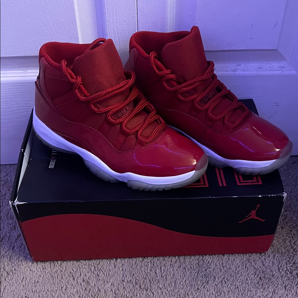 Men’s Jordan’s, Red Sneakers